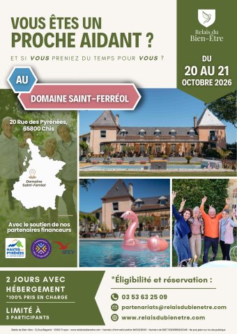 Séjour de répit Aidants Hautes Pyrénées